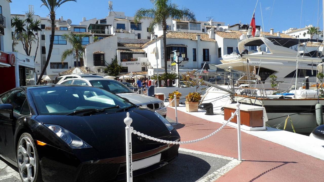 Marina Puerto Banus na Costa del Sol em Espanha