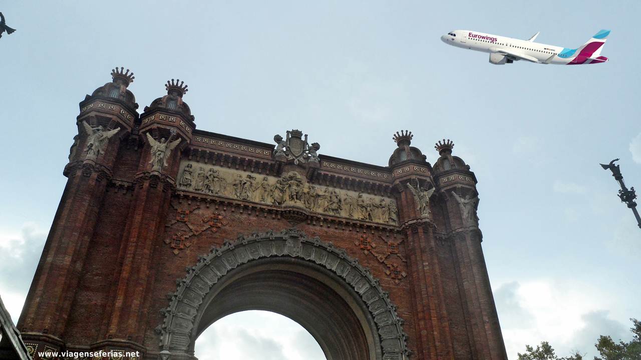 A 09-11 low Cost Eurowings liga Viena a Barcelona