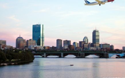 Avião da Low Cost Norwegian em Boston nos EUA