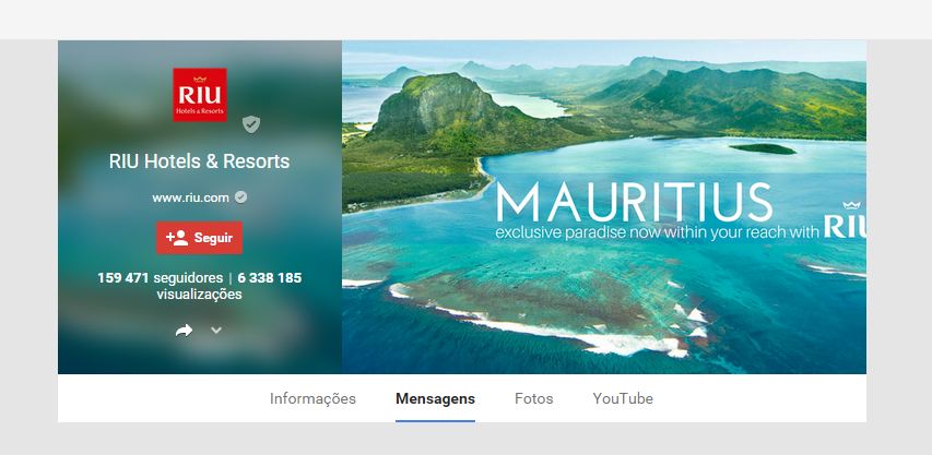 Passatempo Spread the RIU Love no Google+