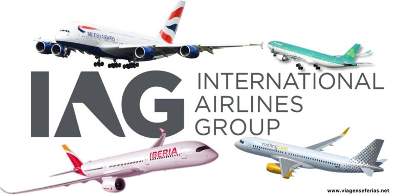 4 Companhias grupo IAG: British, Vueling, Iberia, Aer Lingus
