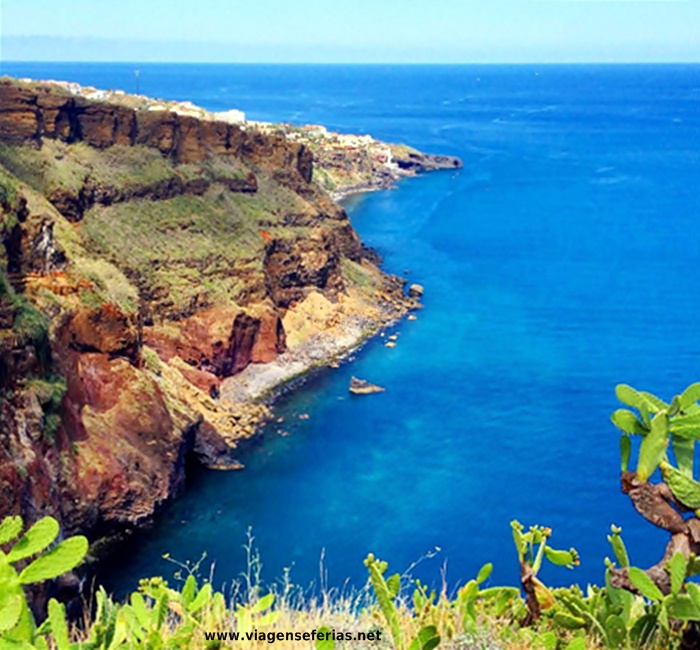 Vista panorâmica do Caniço na ilha da Madeira