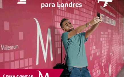 Selfie do passatempo É para avançar do BCP