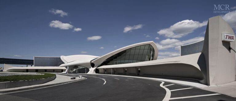 Exterior do TWA Flight Center no aeroporto JFK
