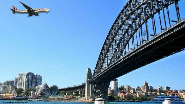 B777 em voo Doha-Sydney pela Qatar Airways
