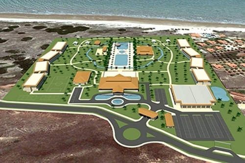 Maquete do Hotel Vila Galé Touros no Brasil