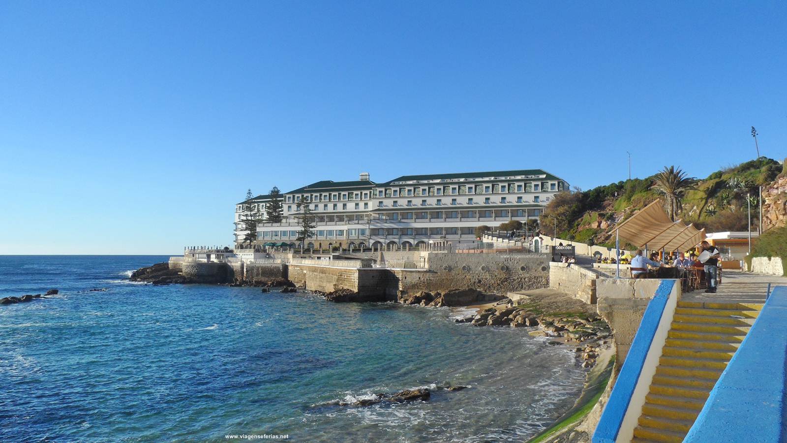 Vista da frente voltada para o mar do Hotel Vila Galé Ericeira