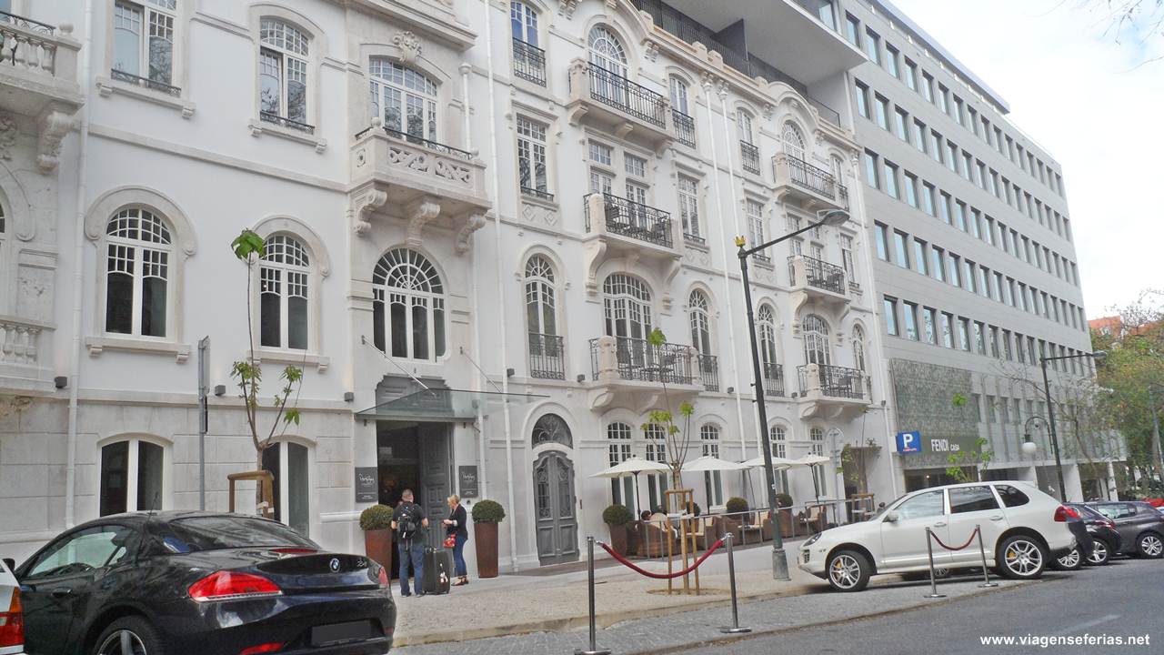 Entrada do hotel PortoBay Liberdade em Lisboa