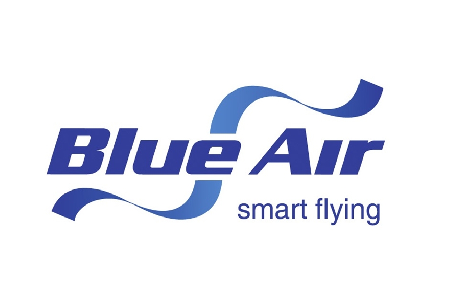 Logo da Companhia Aérea Romena Low Cost Blue Air