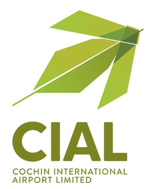 Logo do aeroporto Internacional de Cochim na Índia