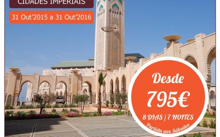 Programa de Férias em Promoção no Circuito para cidades Imperiais em Marrocos