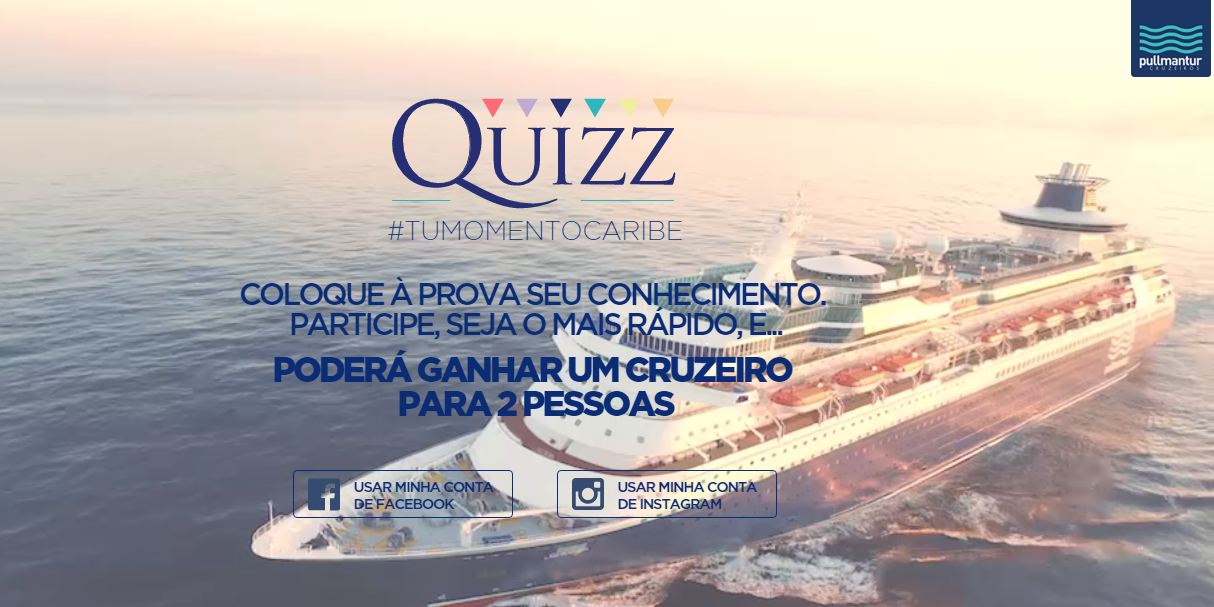 Até 6 de Novembro Concurso Quiz Cruzeiros Pullmantur