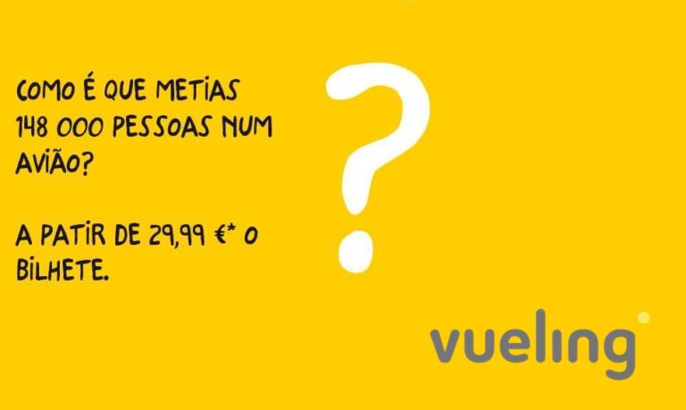 Campanha 148000 assentos Low Cost Vueling
