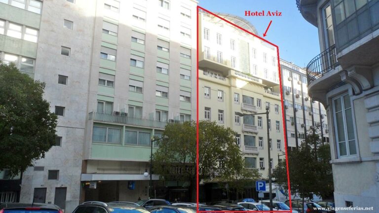 Hotel Aviz na Rua Duque de Palmela em Lisboa