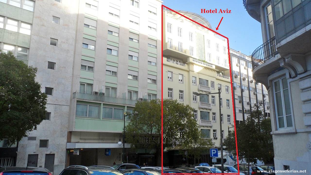 Hotel Aviz na Rua Duque de Palmela em Lisboa