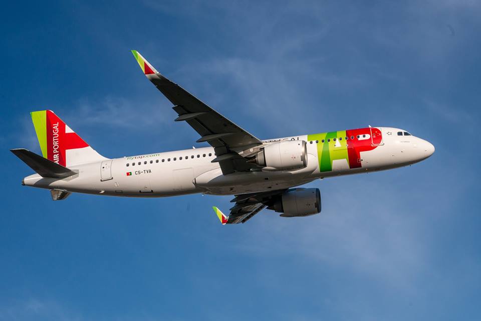 Airbus A320neo da TAP Air Portugal em voo