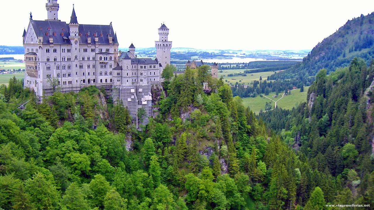 Castelo de Neuschwanstein na Baviera (Junho de 2010)