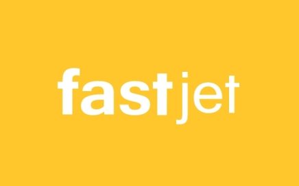 Logo da Companhia Aérea Low Cost fastjet em África