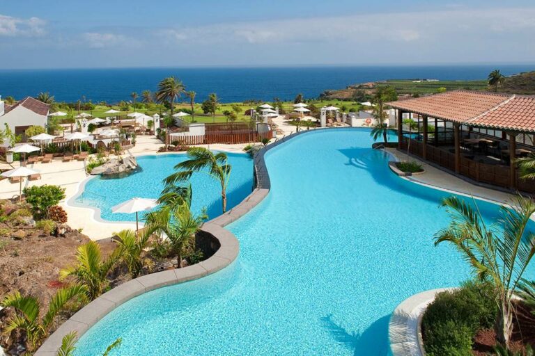 Vista da Piscina do Hotel Melia Hacienda del Conde