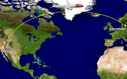 rota dos voos low cost norwegian Copenhaga-Las Vegas