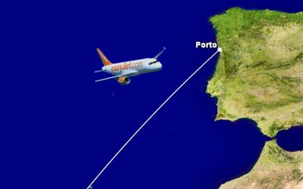 Rota Porto-Funchal em 2016 para os voos easyJet