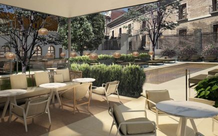 Pátio Interior do hotel Gran Meliá Palacio de los Duques