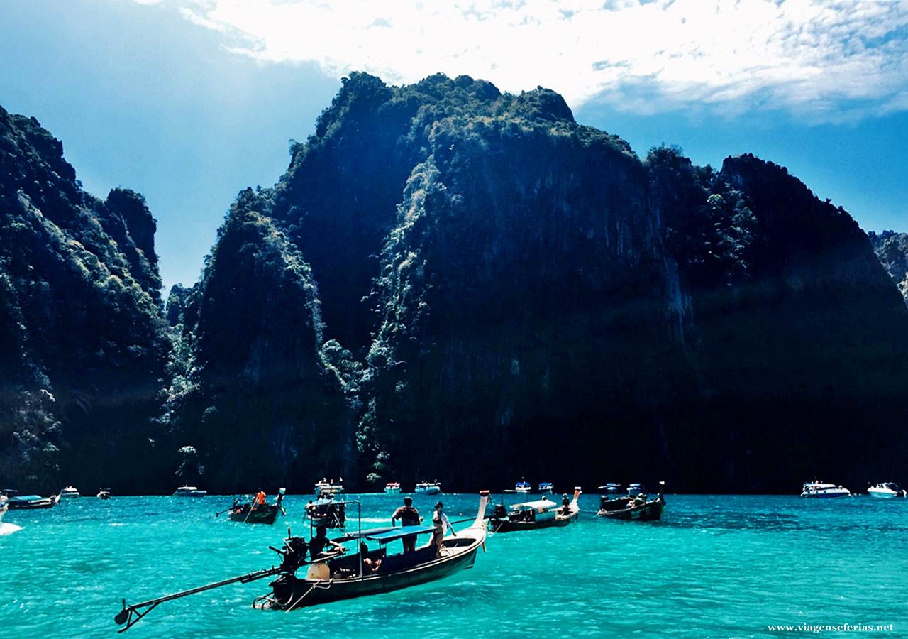 visita de barco às ilhas Phi Phi a 15-07-2015
