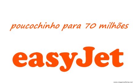 poucochinho para easjet chegar aos 70 milhões de passageiros ano