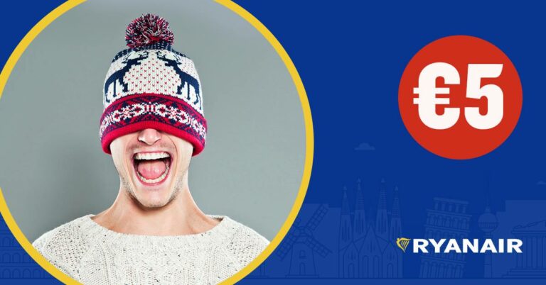 100.000 Bilhetes Ryanair a 5 euros Promoção de Inverno 2015