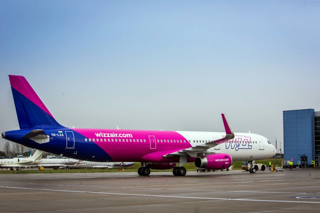 Primeiro Airbus A321CEO da Wizz Air