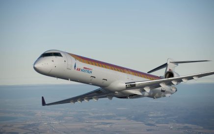CRJ1000 da Air Nostrum em pleno voo