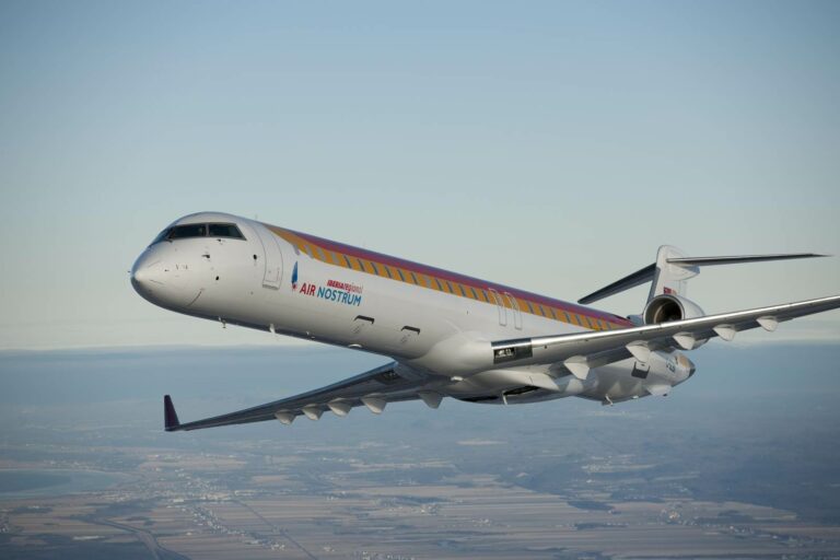 CRJ1000 da Air Nostrum em pleno voo