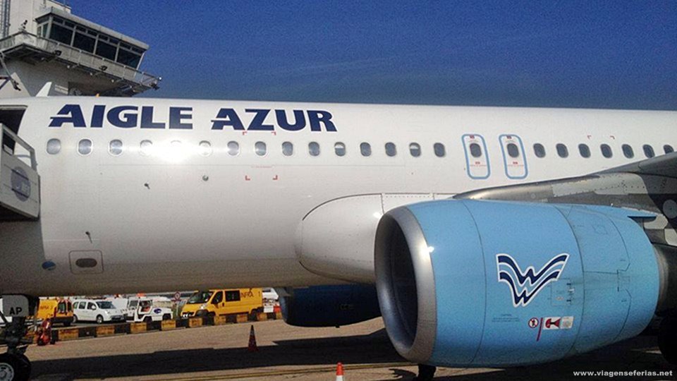 Em 13-05-2015 Aigle Azur no aeroporto de Orly em Paris