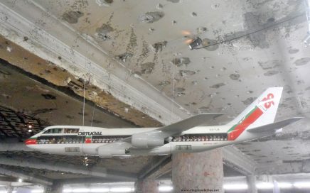 Modelo do primeiro B747-200 da TAP Portugal