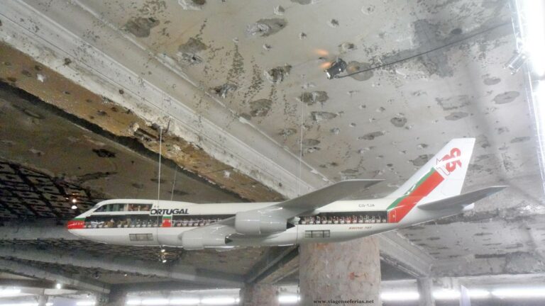 Modelo do primeiro B747-200 da TAP Portugal