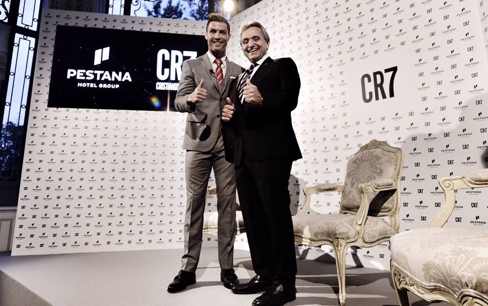 Parceria Cristiano Ronaldo e grupo Pestana para hotéis CR7