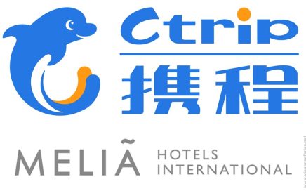 Logo da Agência de Viagens CTRIP e Melia Hotéis