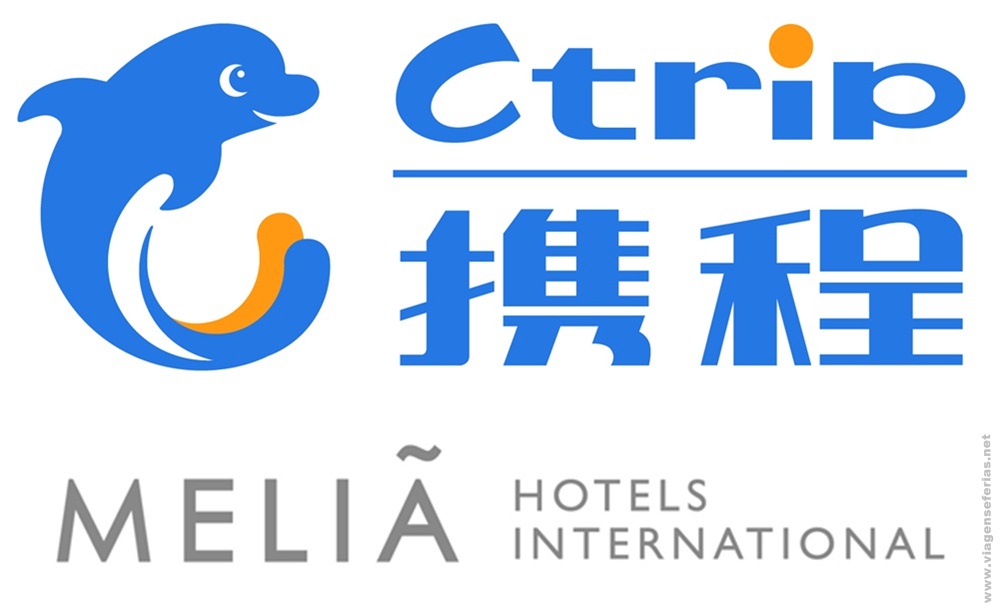 Logo da Agência de Viagens CTRIP e Melia Hotéis