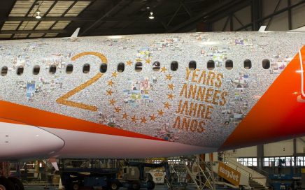 Airbus A320 G-EZOX comemorativo 20 anos easyJet