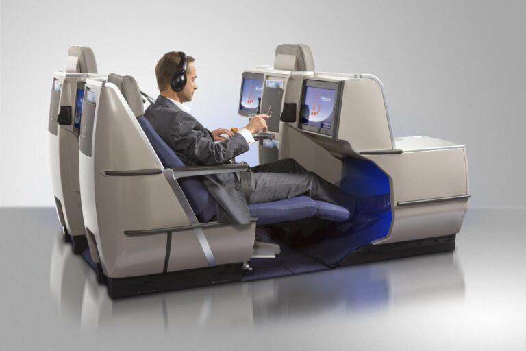 Foto indicativa da Cabine de longo curso da Brussels Airlines