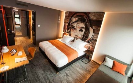 Quarto do hotel Jaz in the City em Amesterdão