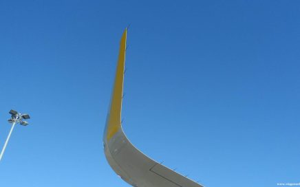 Sharklet de um airbus A320 da Vueling