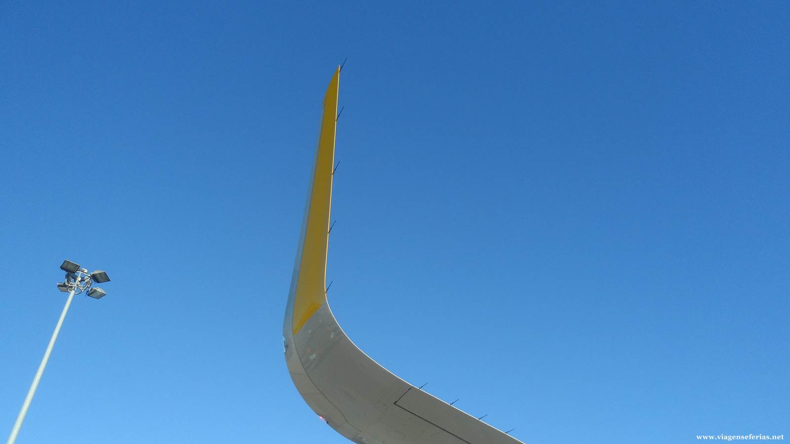 Sharklet de um airbus A320 da Vueling