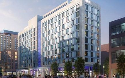 Projecto do Yotel Boston a inaugurar em 2017