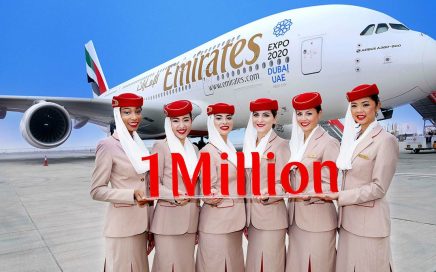 Emirates atinge 1 milhão de seguindores e lança concurso