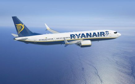 Um dos 200 aviões Boeing B737 MAX da Low Cost Ryanair