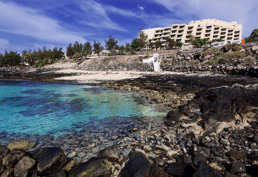 Hotel Be Live Las Morlas na ilha de Cuba visto da praia