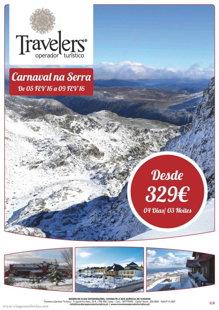 Desde 329€ Promoção Férias de Carnaval na Serra da Estrela