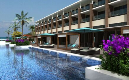 Piscina e quartos do Hotel H10 Ocean Vista Azul