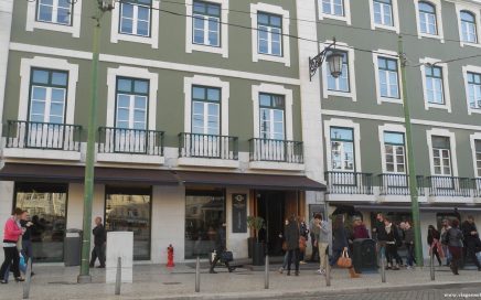 Entrada do The Beautique Hotel Figueira no centro de Lisboa